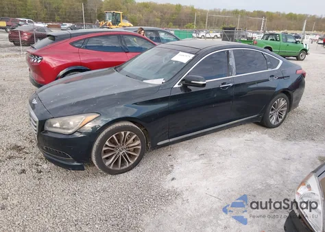 2015 Hyundai Genesis 3.8 from USA, damaged, VIN KMHGN4JE2FU046668